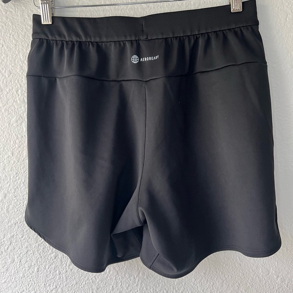 ADIDAS Workout/Running Black with Side Zipper Pockets Shorts Size S 5” - Picture 3 of 8